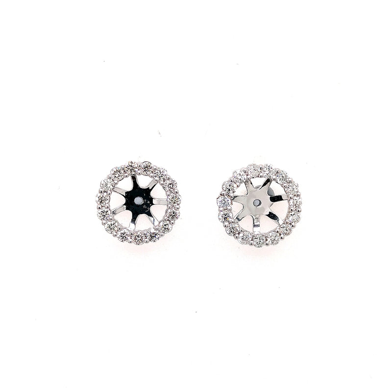 JACKET EARRING 14KW EF VS1 HPHT DIA 0.67 CTS