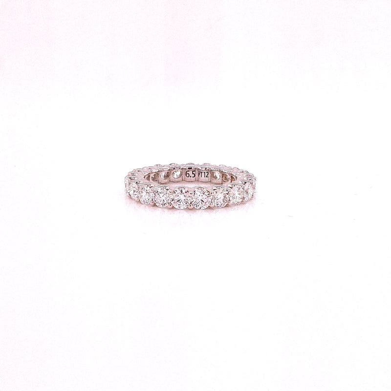 ROUND ETERNITY BAND 14KW FG VS2 CVD DIA 3.31CTS
