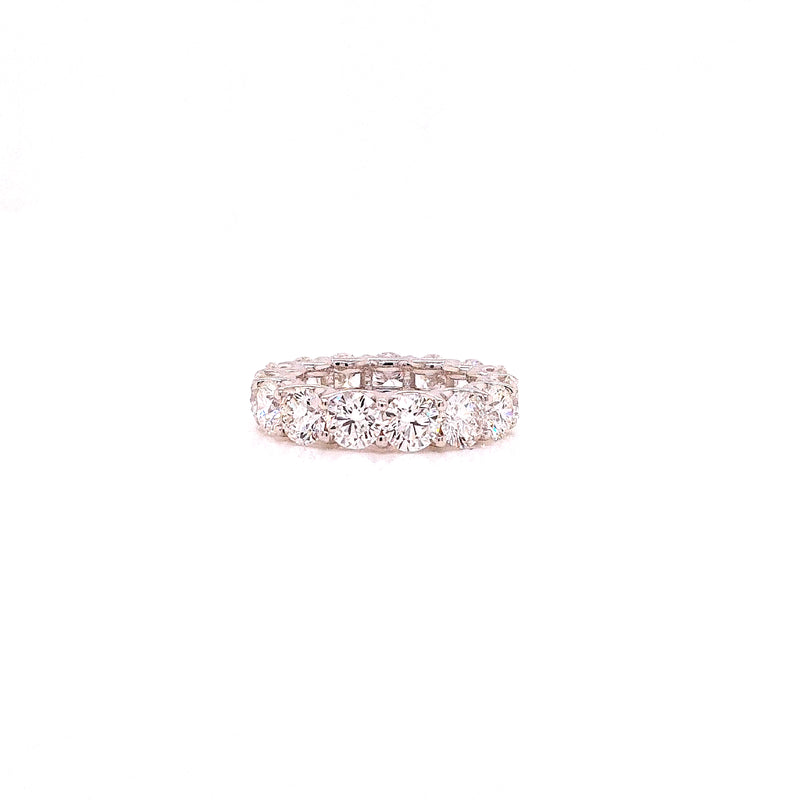 ROUND ETERNITY BAND 14KW FG VS2 CVD DIA 7.81CTS