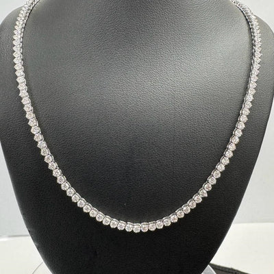 TENNIS NECKLACE 14KW FG VS2 CVD DIA 6.75CTS