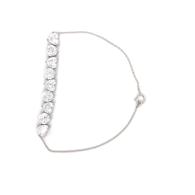 FANCY BRACELET 14KW EF VS2 HPHT DIA 4.78CTS