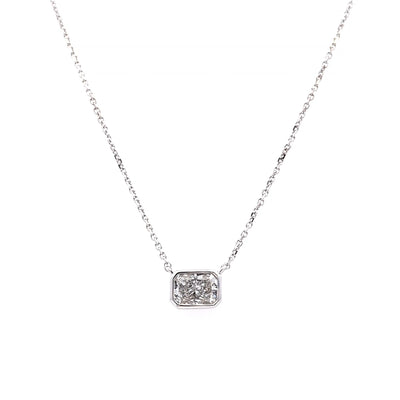SOLITAIRE PENDANT 14KW FG VS1 CVD DIA 0.59CTS