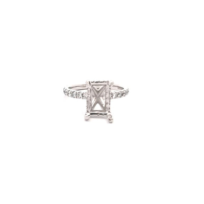 ENGAGEMENT RING 14KW EF VS1 HPHT DIA 0.71CTS