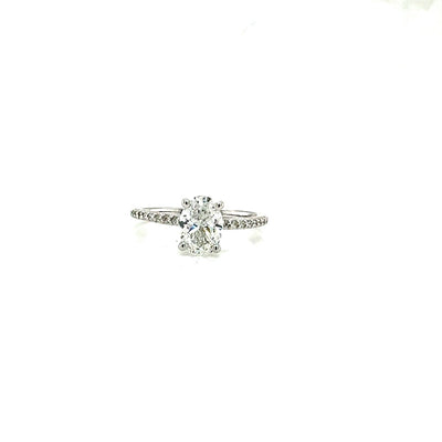 ENGAGEMENT RINGS 14KW EF VS1 HPHT DIA 1.32CTS