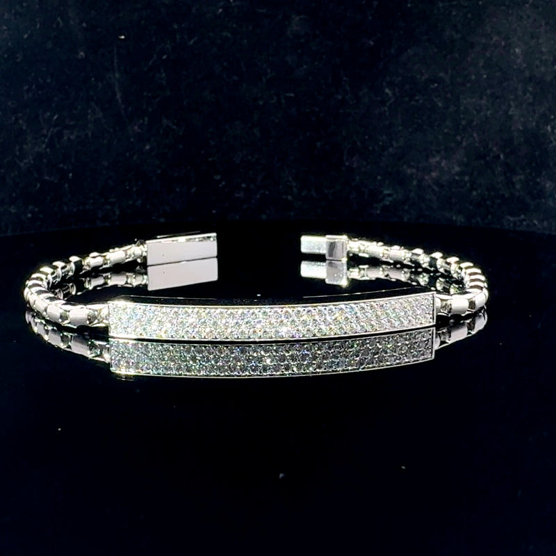 FANCY BRACELET SS EF VS2 HPHT DIA 1.14CTS