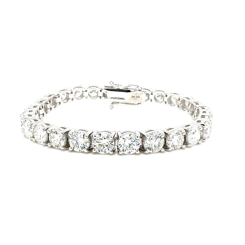 TENNIS BRACELET 14KW FG VS2 CVD DIA 19.73CTS
