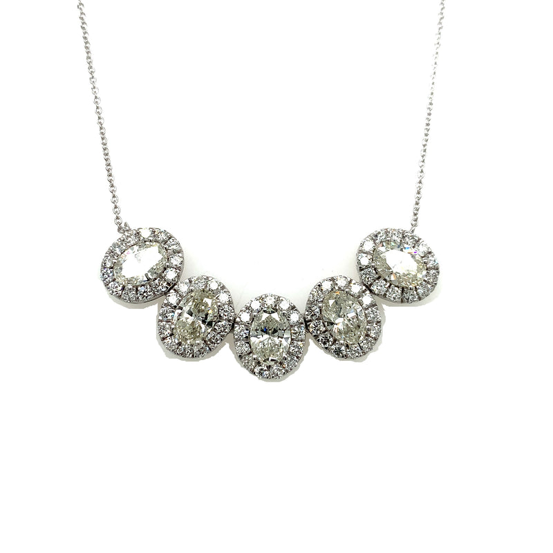 FANCY PENDANT 14KW EF I2 CVD DIA 5.425CTS