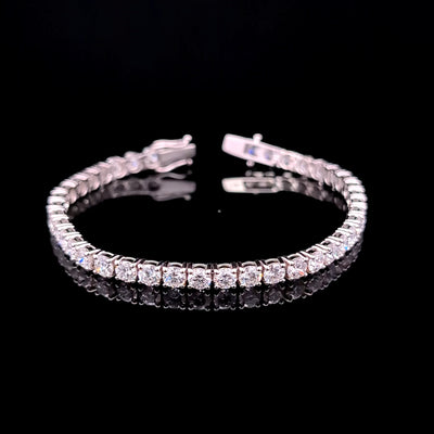 TENNIS BRACELET 14KW FG VS2 CVD DIA 11.56 CTS