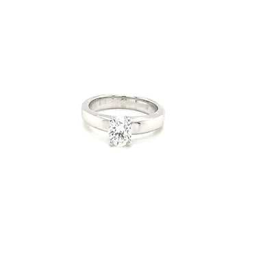 SOLITAIRE RINGS 14KW FG VS2 CVD DIA 0.50CTS