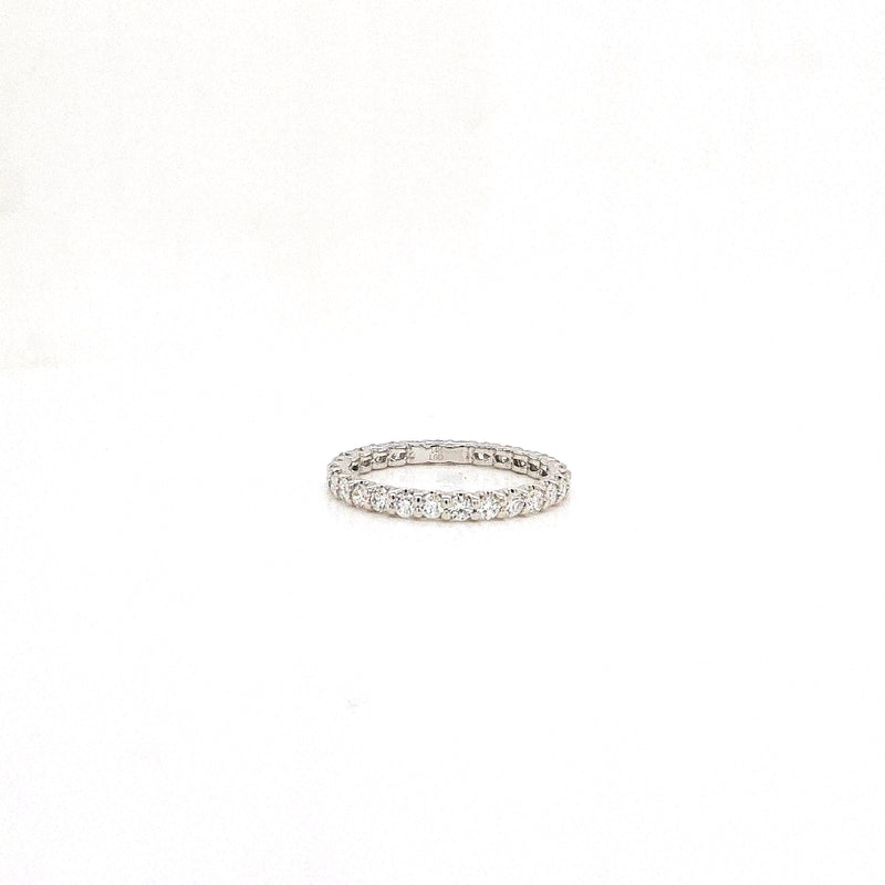 ROUND ETERNITY BAND 14KW FG VS2 CVD DIA 0.8CTS