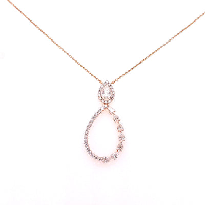 FANCY PENDANTS 14KR H VS HPHT DIA 1.35CTS