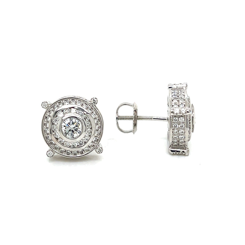 FANCY EARRING 10KW EF VS2 HPHT DIA 1.62CTS