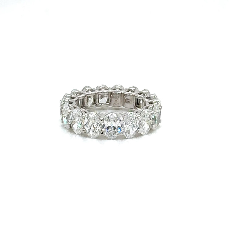 OVAL ETERNITY BAND 14KW EF VS1 HPHT DIA 8.94CTS