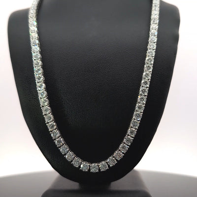 TENNIS NECKLACE 14KW FG VS2 CVD DIA 24.58CTS