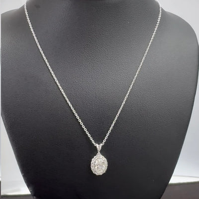 HALO PENDANT 14KW H VS2 HPHT DIA 0.64CTS