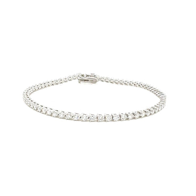 TENNIS BRACELET 14KW FG VS2 CVD DIA 2.41CTS