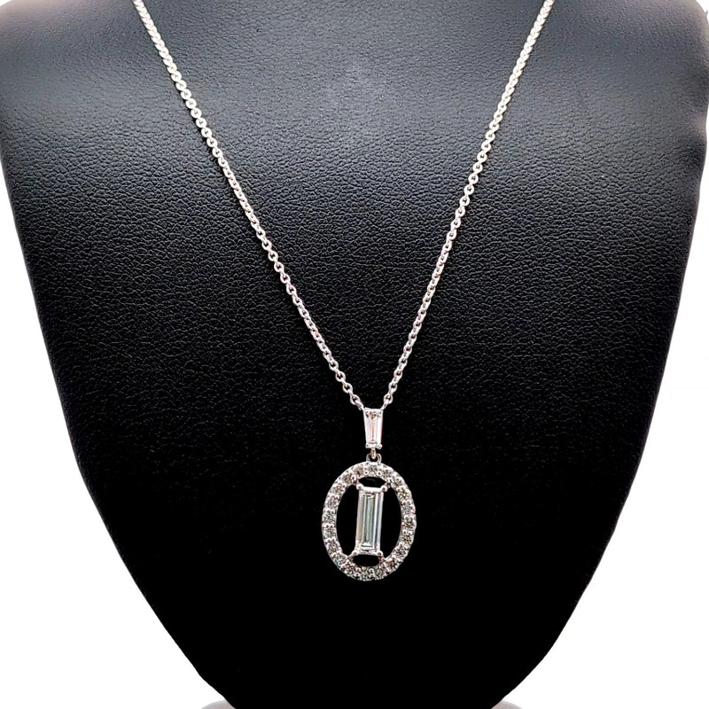 FANCY PENDANT 14KW FG VS1 CVD DIA 0.98CTS