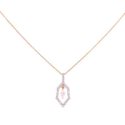 FANCY PENDANTS 14KR EF VS HPHT DIA 0.49CTS