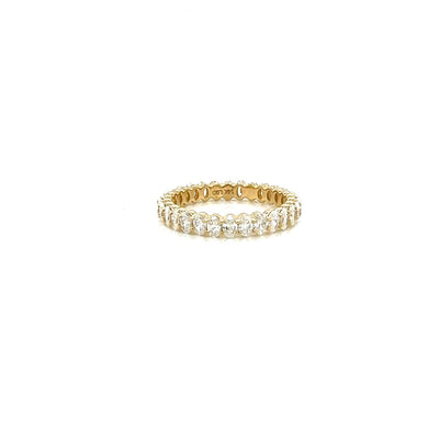 OVAL ETERNITY BAND 14KY EF VS1 HPHT DIA 1.55CTS