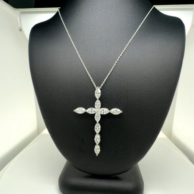 CROSS PENDANTS 14KW EF VS1 HPHT DIA 2.09CTS
