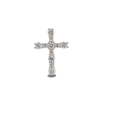 CROSS PENDANT 14KY EF VS1 HPHT DIA 1.04CTS