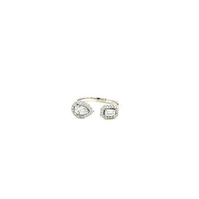 FANCY RINGS 14KW EF VS1 HPHT DIA 0.60CTS