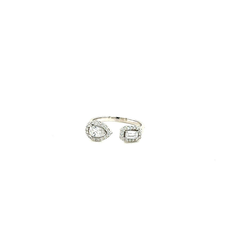 FANCY RINGS 14KW EF VS1 HPHT DIA 0.60CTS