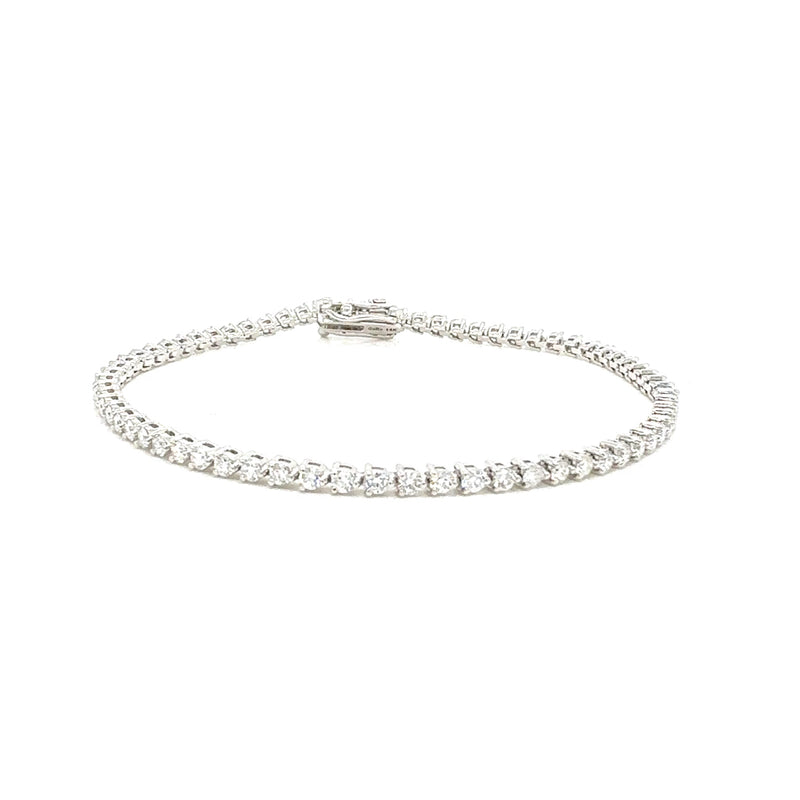 TENNIS BRACELET 14KW FG VS2 CVD DIA 2CTS