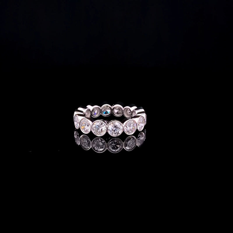 ROUND ETERNITY BAND 14KW FG VS2 CVD DIA 5.00CTS