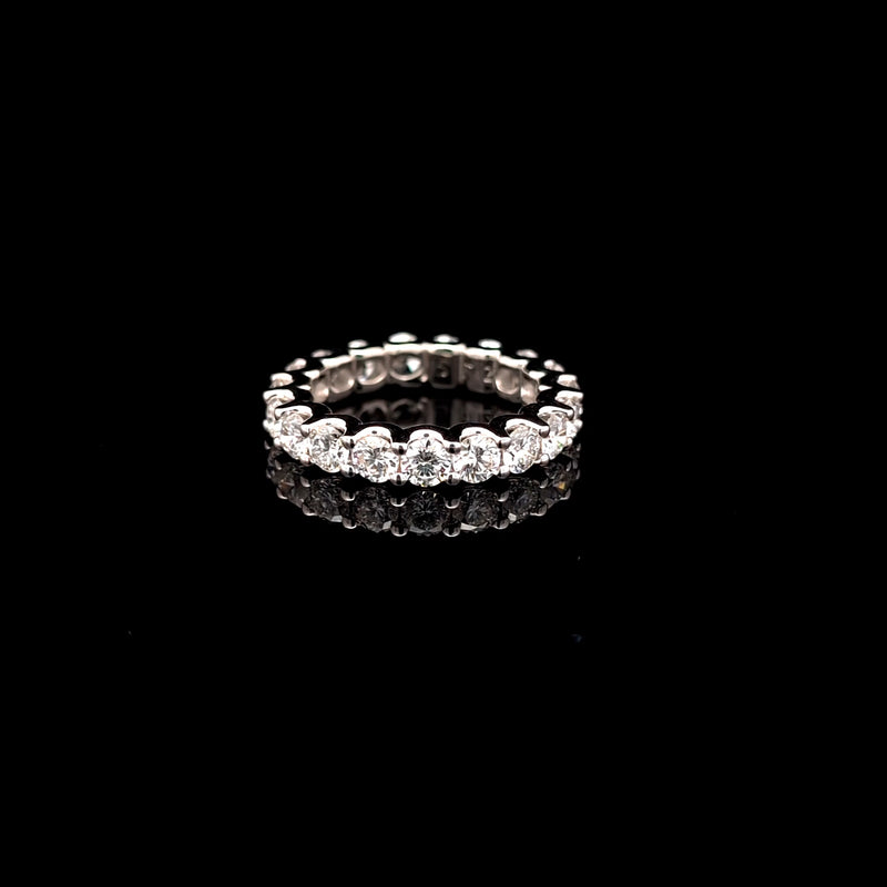 ROUND ETERNITY BAND 14KW FG VS2 CVD DIA 2.53CTS