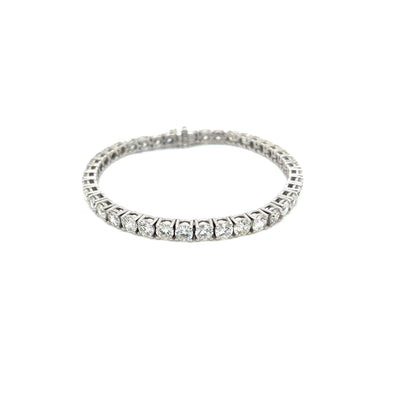 TENNIS BRACELET 14KW G VS2 CVD DIA 12.98CTS