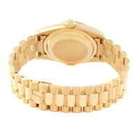 Rolex President Day-Date Watch 18238 for Men | 36MM | Yellow Gold Diamond Numerals | 18K