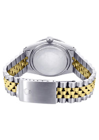 Rolex Datejust Watch 16013 for Men | 36MM | Diamond Royal Blue Dial  | Jubilee Band