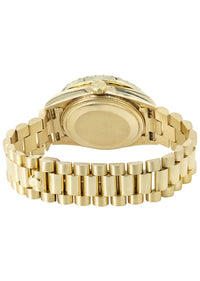 Rolex Day-Date Presidential | Model 18238 | 18K Yellow Gold | 36MM | Diamond Bezel | Dark Mother of Pearl Diamond Dial