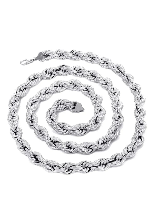 Gold Chain mens Hollow Rope Chain 