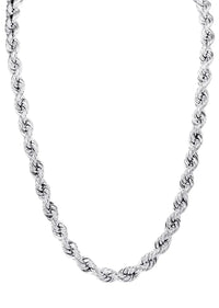 Gold Chain mens Hollow Rope Chain 10K Gold