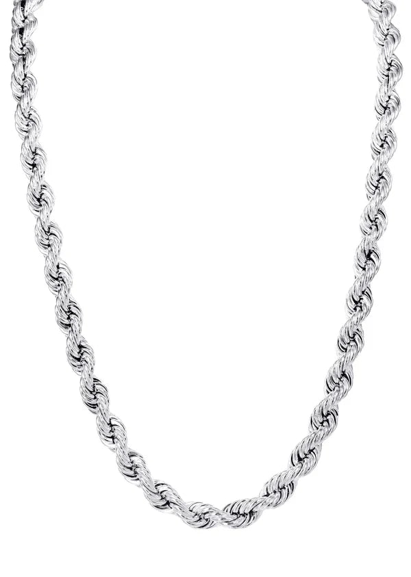 Gold Chain mens Hollow Rope Chain 10K Gold