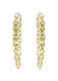 10K Womens Gold Heart Hoop Earrings | Customizable Size | 3-7MM