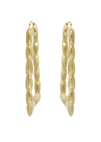 10K Womens Gold Hoop Earrings | Customizable Size