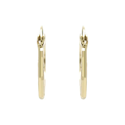 10K Womens Gold Hoop Earrings | 1.7MM | 1.7MM