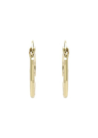 10K Womens Gold Hoop Earrings | 1.7MM | 1.7MM