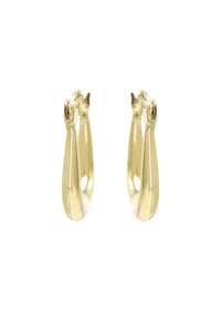 10K Womens Gold Hoop Earrings | 3MM