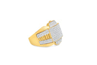 Mens Gold Diamond Pinky Ring | 14K Yellow Gold | 0.55 CTW