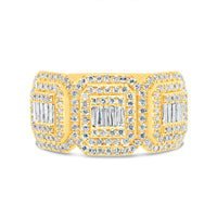 Mens Gold Diamond Ring | 14K | 1.68 CTW
