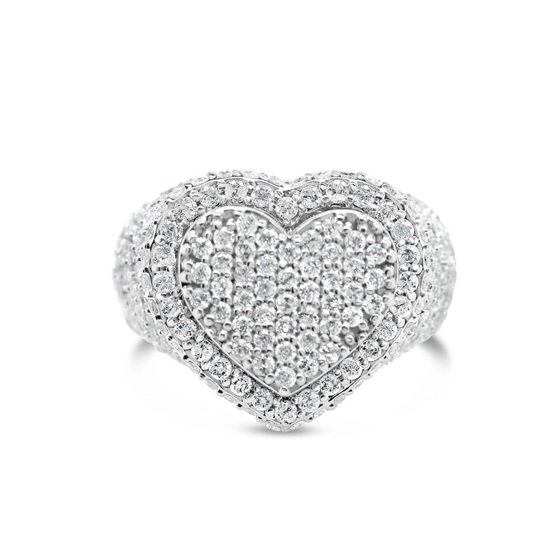 Gold Diamond Heart Ring | 14K | 2.40 CTW