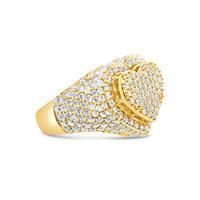 Gold Diamond Heart Ring | 14K | 2.40 CTW