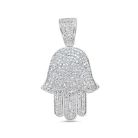 Hamsa Pendant - Yellow Gold Diamond | 2.17CTW | 10K