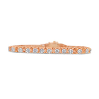 14K Gold 1.52CT Flower Diamond Bracelet