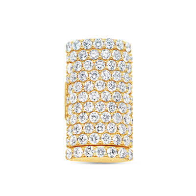 Lock - Diamond Chain Lock | Yellow Gold | 1.89 CTW | 14K | 11MM