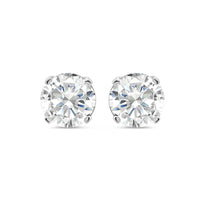 10K White Gold | Diamond Earrings | 0.25CTW | 5.46MM